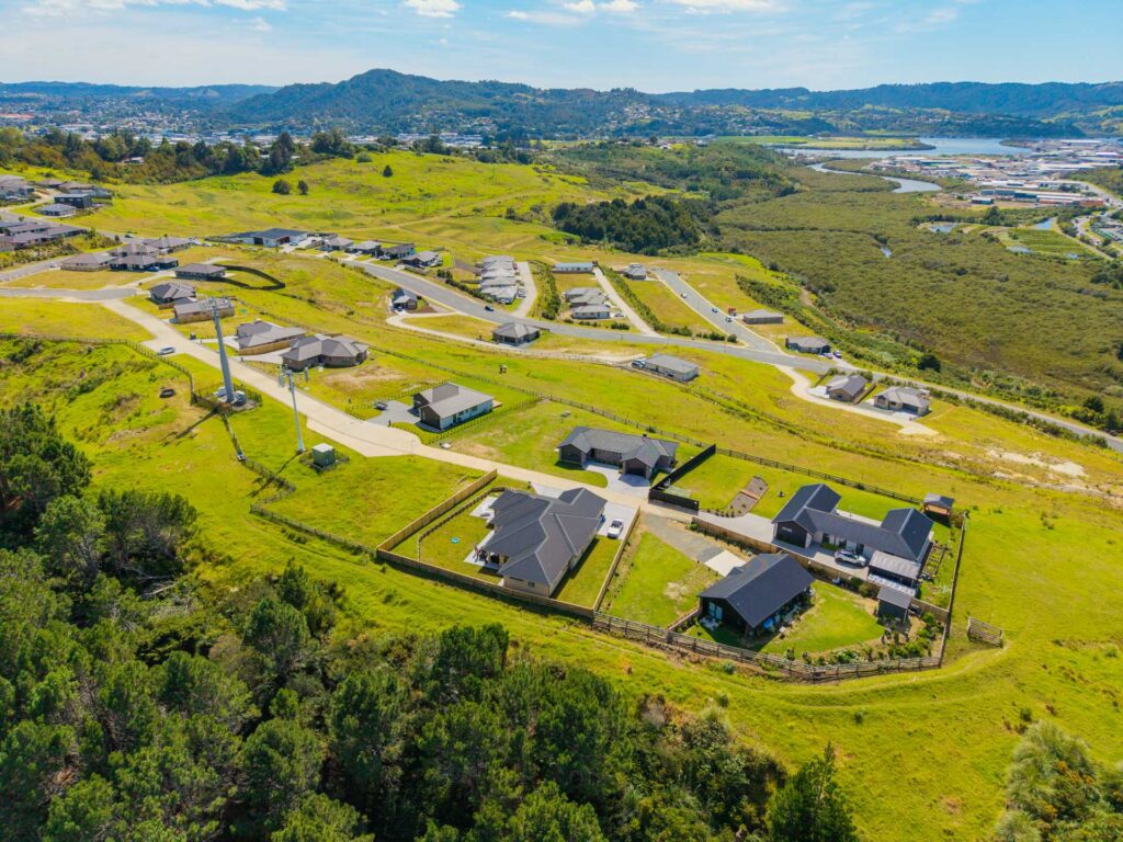Aerial view of Stage 3 development Kotata Heights